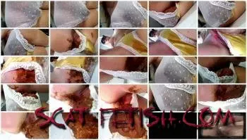 Panty Scat (Thefartbabes) Tasty Bulge In Sheer Panties [FullHD 1080p] Panties, Poop Screenshot 1