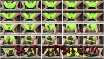 Panty Scat (p00girl) I poop a lot in bright pants [FullHD 1080p] Smearing, Solo Screenshot 1