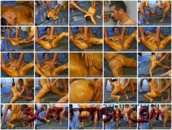 Backdoor-SCAT.com (Conny) Defecation [SD] Scat, Threesome, Shit Screenshot 1