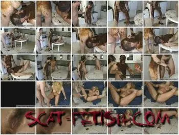 Backdoor-SCAT.com (Donna) Threesome [SD] Shit, Amateur Screenshot 1
