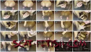 Amateur (p00girl) Chewing shit and smearing the whole ass [FullHD 1080p] Eat Shit, Solo Screenshot 1