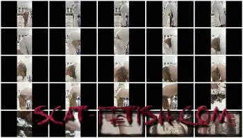 Shit in Leggins (BetweenMyCheeks) Busting Outta White Overalls [FullHD 1080p] Diarrhea, Solo Screenshot 1