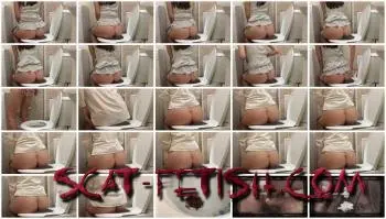 Amateur (Alicetop) Young lady on the can [FullHD 1080p] Defecation, Solo Screenshot 1