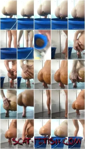 Solo (Siswet) Shower shit and smear [HD 720p] Shit, Amateur Screenshot 1