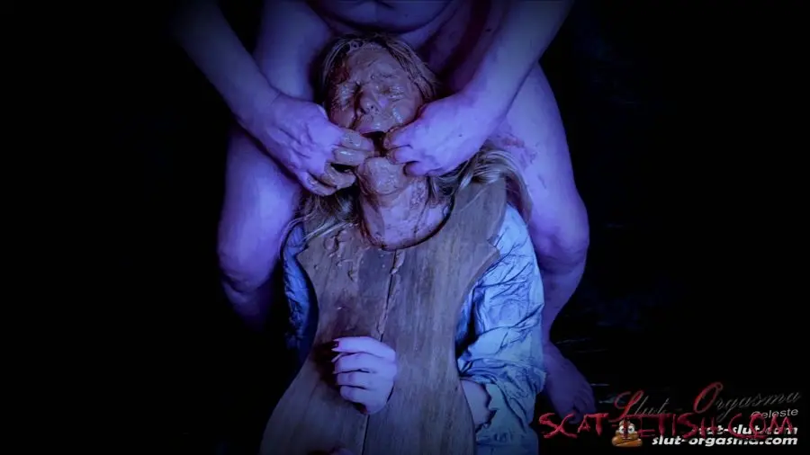 Toilet Slavery (SlutOrgasma) Scat Slut Celeste medieval slave shit training [FullHD 1080p] Domination, Scat