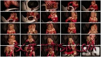 Sex Shit (SlutOrgasma) Extreme disgusting rotten food and shit smearing [FullHD 1080p] Latex, Scat Fuck Screenshot 1