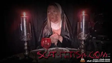 Defecation (SlutOrgasma) The holy food and scat dinner - The medieval shit puking scat slave 1 - Holy nun extreme shit and puke play [FullHD 1080p] Fetish, Eat, Solo