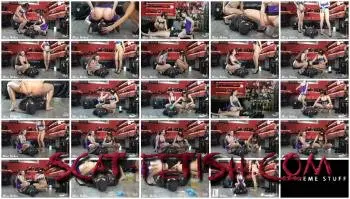 Femdom (Miss Medea Mortelle, Mistress Gaia) Eat it all from 2 Ladies (Scat & Piss) [FullHD 1080p] Domination, Latex Screenshot 1