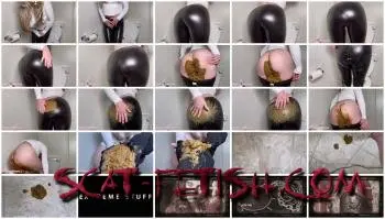 Shit in Leggins (Sophia Sprinkle) Mushy Leather Legging Explosion + Smear! [FullHD 1080p] Solo, Latex Screenshot 1