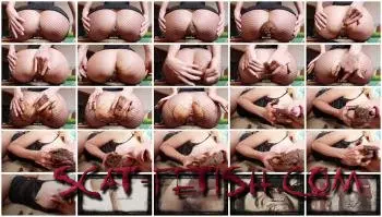 Shit In Pantyhose (Amethyst) Caught in the web [FullHD 1080p] Video, Scat Screenshot 1