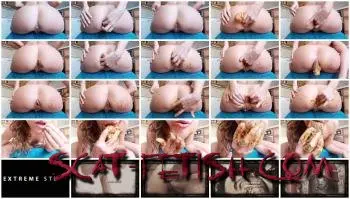 Defecation (Amethyst) Breakfast of champions [FullHD 1080p] Amateur, Solo, Eat Screenshot 1