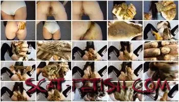 Dildo Scat (Anna Coprofield) Shitty Handjob with My Panties [FullHD 1080p] Toys, Solo Screenshot 1