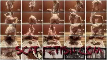 Solo (Lily) Shit on the newspaper [FullHD 1080p] Piss, Defecation Screenshot 1