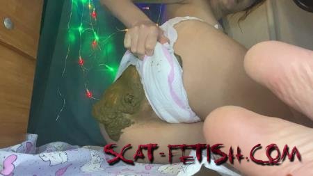 Diapers Scat (p00girl) Poop in a diaper [FullHD 1080p] Solo, Amateur