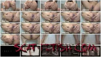 Defecation (Littlesubgirl) Shitting out of my prolapsed anus [FullHD 1080p] Solo, Prolapse Screenshot 1