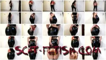 Solo (black Sandra) Big Ass Leather Farts with Diarrhea [FullHD 1080p] Farting, Poop Screenshot 1