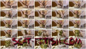 Masturbation (p00girl) Pooping on your face and smearing new slave maneke [FullHD 1080p] Toys, Solo, Fetish