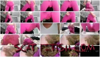 Shit in Leggins (Thefartbabes) Bulge For Toilet Slave [FullHD 1080p] Diarrhea, Solo, Shit Screenshot 1