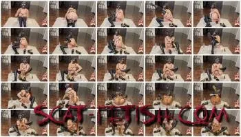 Scat Porn (GingerCris) Latex Goddes Purge and jerk [FullHD 1080p] Fetish, Feet Screenshot 1