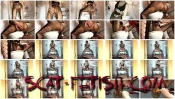 Scat Porn (Femdom) Full load of shit into your slaves mouth [HD 720p] Toilet Slavery, Eat Screenshot 1