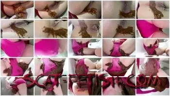 Panty Scat (Thefartbabes) Ruin Pink Panties - Massive Shit For Lunch [FullHD 1080p] Scat, Solo Screenshot 1