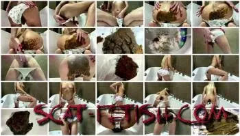Poop Videos (Thefartbabes) Huge Poops In Cotton Panties [FullHD 1080p] Solo, Blonde Screenshot 1