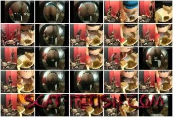 Dom-Princess.com (Britany, Chrystal, Christine, Naomi, Inka, Andrea, Carmen) Dark Toilet Ideas. The next Level [DVDRip] Scat, Piss, Femdom Screenshot 1