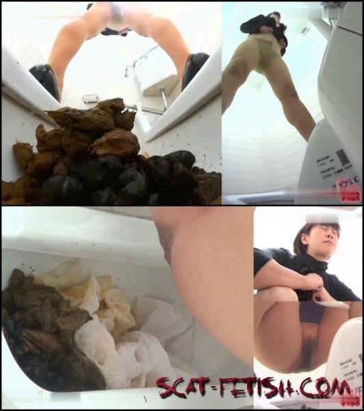 Pooping in toilet with a steady smell of shit. () DLFF-090/Jav Scat [FullHD 1080p]