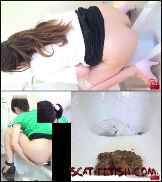 Pooping girls in toilet with hidden camera. () DLFF-067/Jav Scat [FullHD 1080p]