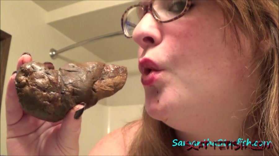 BBW (SamanthaStarfish) Filthy Scat Eater! [HD 720p] Amateur, Eat