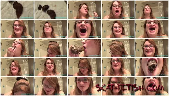 BBW (SamanthaStarfish) Filthy Scat Eater! [HD 720p] Amateur, Eat Screenshot 1