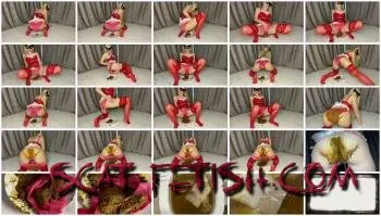 New scat (Thefartbabes) Xmas Panty Poop [FullHD 1080p] Milf, Shitting Screenshot 1