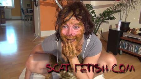 Eat Shit (DirtyScatGirl) Dirty Slut likes the taste of shit [HD 720p] Solo, Milf