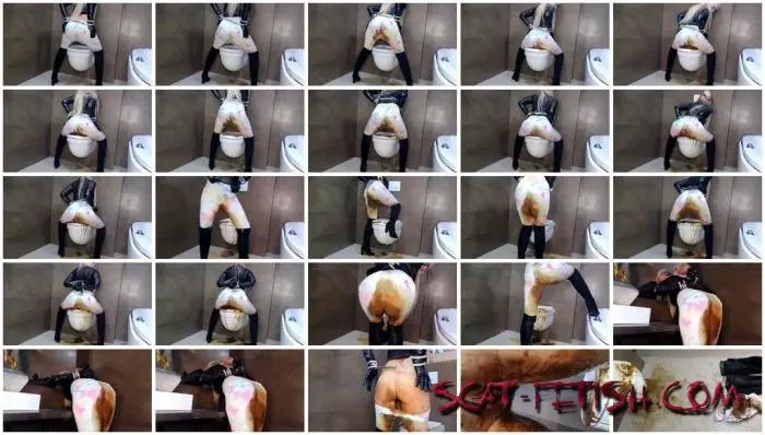 Shit in Leggins (Thefartbabes) Messy Tights Desperation [FullHD 1080p] Solo, Diarrhea, WC Screenshot 1