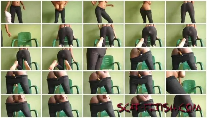 Shit in Leggins (PrettyEbonies) Pretty Pooping In Leggings [FullHD 1080p] Defecation, Solo Screenshot 1
