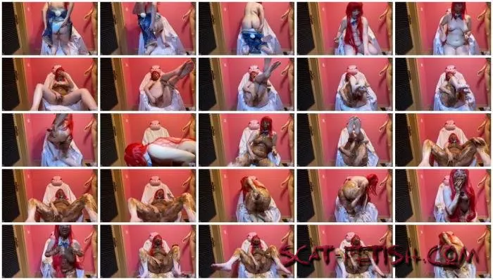 Poop Videos (Lyndra Lynn) Kitchen mess – first time my own shit in my mouth [FullHD 1080p] Pee, Solo, Shit Screenshot 1