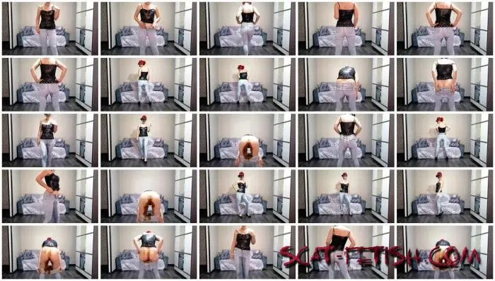 Shit in Leggins (ModelNatalya94) Olga poops in jeans in the room [FullHD 1080p] Jeans, Diarrhea Screenshot 1