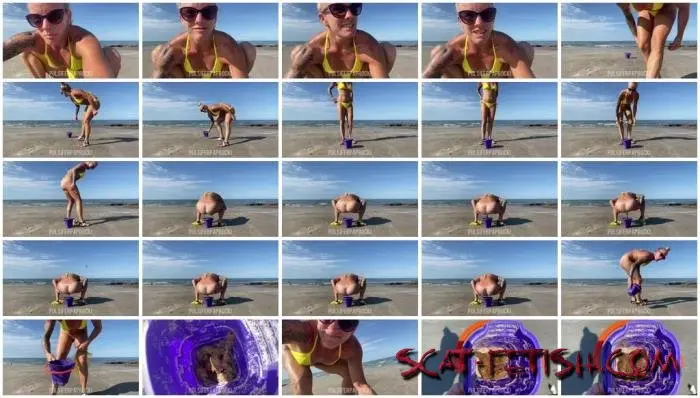 Outdoor Scat (PulsiferPaprocki) Beach Bucket Poopd [FullHD 1080p] Shit, Big Pile Screenshot 1