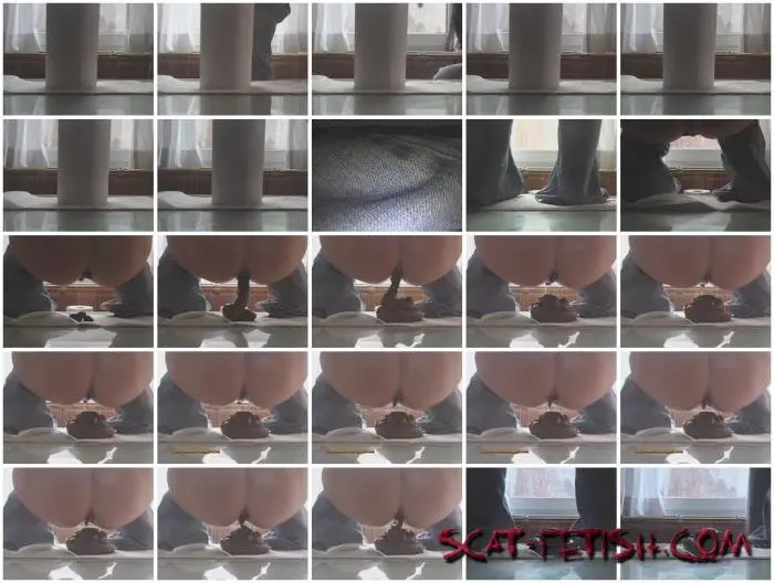 Amateur (Big Pile) My girlfriend shit on the floor in my bedroom [SD] Defecation, Solo Screenshot 1