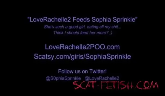 Shitting (LoveRachelle2 , Sophia Sprinkle) LoveRachelle2 Feeds Sophia Sprinkle [4K UHD] Lesbian, Shit Eating