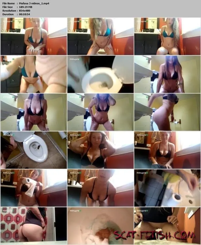 Cworldent.com (Mufasa) 3 videos [DVDRip] Toilet, Natural Tits Screenshot 1