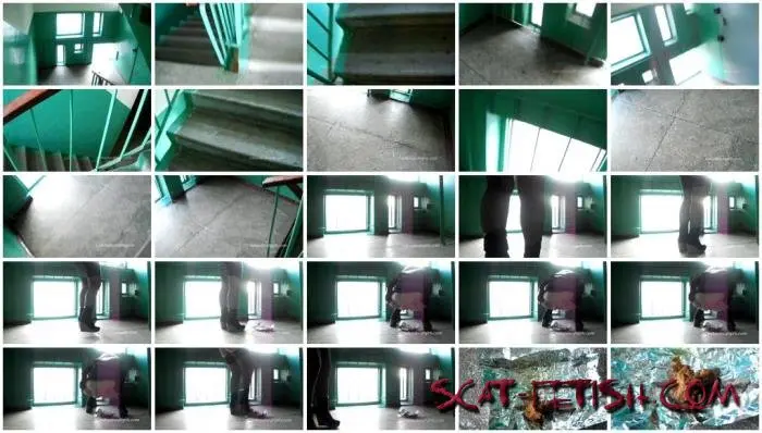 Amateur (NaturalScatGirls) The girl likes to shit in the entrance of an apartment building [HD 720p] Scatology, Private Screenshot 1