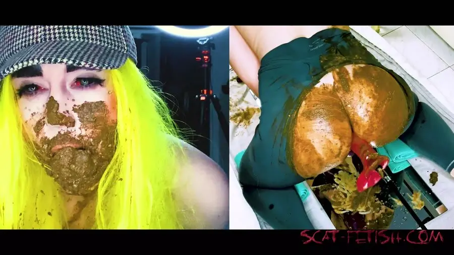Fucking Machine (DirtyBetty) Scat Experiment 23 [UltraHD 4K] Solo, Shit Play