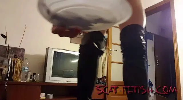 Scat Shop (Goddess Antonella) Big pile of shit for you [SD] Romenian, Toilet Slave