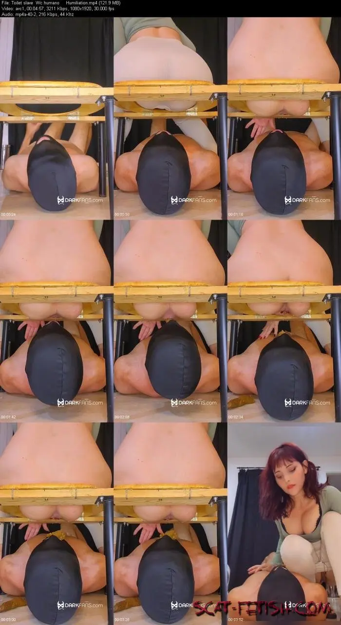 Scat Book (Domina Marbella) Toilet Slave WC Humano Humiliation [FullHD 1080p] Scat, Femdom Screenshot 1
