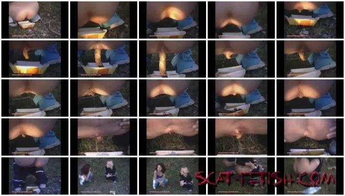 Outdoor Poop (Girlfriends) Shit on an evening walk [HD 720p] Poop, Solo Screenshot 1