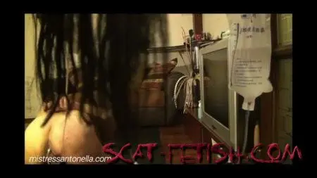 ScatShop.com (Mistress Antonella) Big enema for my slave [HD 720p] Worship, High Boots