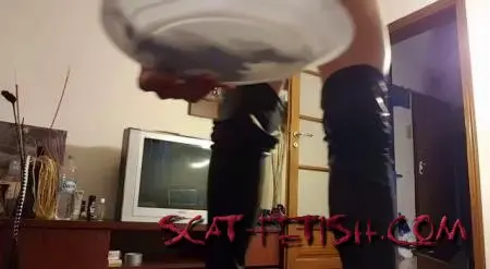 Scat Shop (Goddess Antonella) Big pile of shit for you [SD] Romenian, Toilet Slave