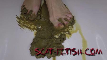 Solo (Poop) Close Up Thick Turd Foot Smashing Porn [FullHD 1080p] Feet Scat, Fetish