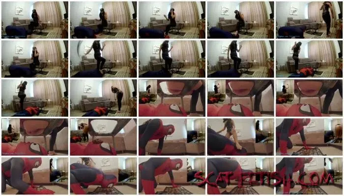 WC (Spiderman) Day 6 - Making Spiderman A Full Toilet [FullHD 1080p] Femdom, Shit Screenshot 1